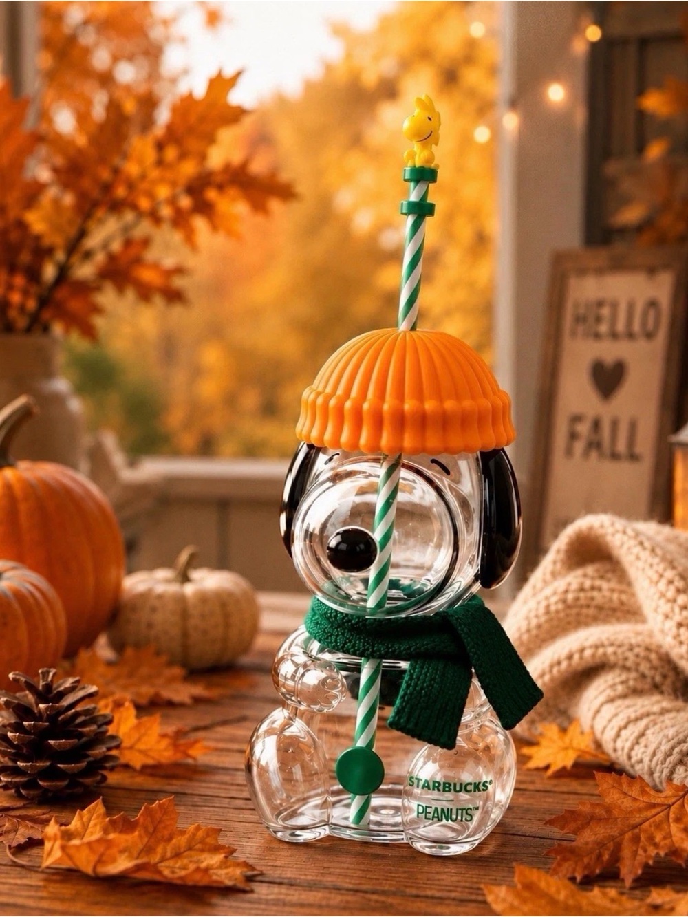 BNIB AUTHENTIC Starbucks X Peanuts Snoopy Fall Tumbler 2026 Release!